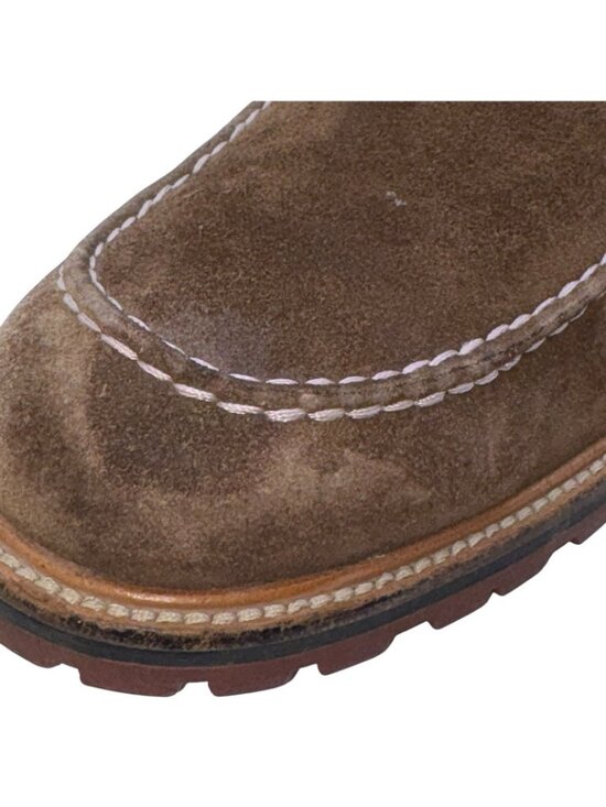 John Varvatos Boots Men\'s Size 13 M Chukka Lace Up Brown Suede Hipster Cap Toe main image 12